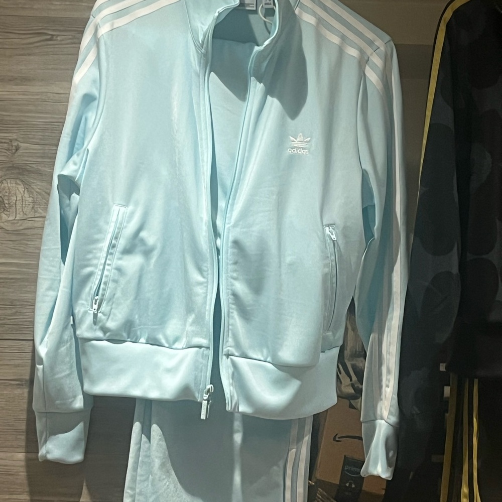 Adidas light Blue Firebird set